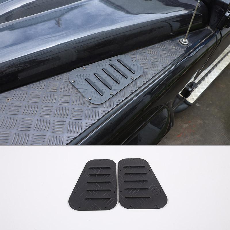 For Land Rover Defender 2004-19 Front Engine Hood Ventilation Cover Steel Air Intake Scoop Air Outlet Snow Cover Car Accessories YU4