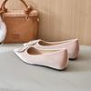 Women's Shoes 2026 Spring New French Pointed Toe Suede Shallow Mouth Flat Shoes Diamond Decorated Elegant Banquet Casual Shoes