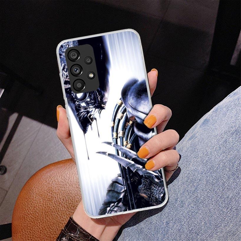Раскрашенный чехол для телефона Alien Vs Predator для Samsung Galaxy A17 A16 A15 A14 A13 A57 A56 A55 A54 A53 A37 A36 A35 A34 A33 A26 A25 A24