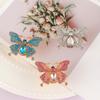 1PC Cabinet Wardrobe Drawer Handle Durable Colorful Diamond Butterfly Gold Silver Blue Pink Diamond Crystal Home Decoration