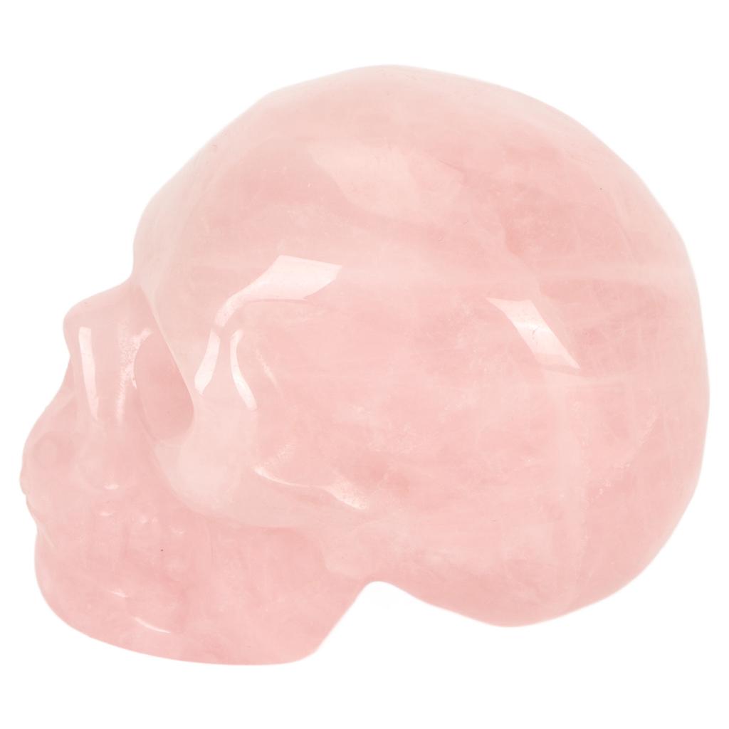 2 Inch Crystal Skull Head Hand Carved Polished Carving Skull Statue Miniature Skulls Ornaments for Meditation Relaxing