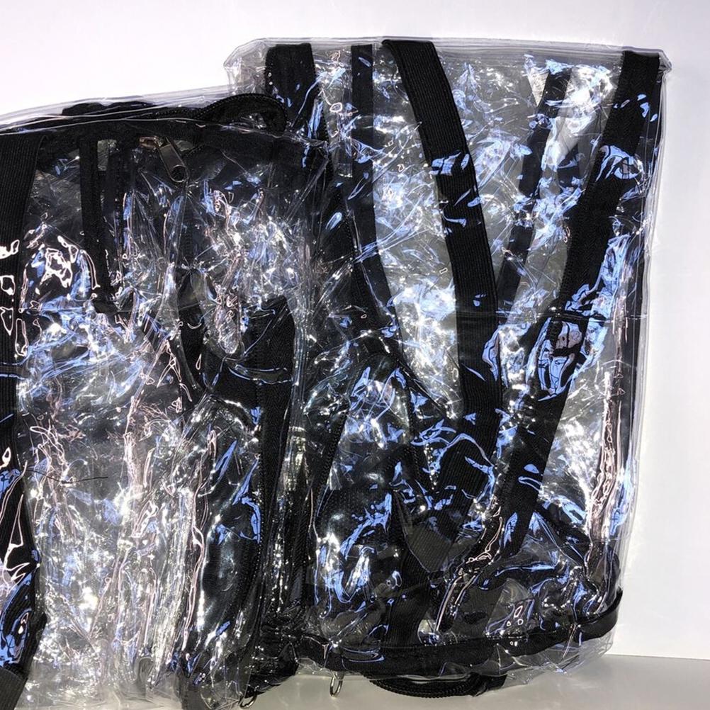 2Pcs Christmas Wreath Storage Bag 24in Clear Garland Wreaths Container for Easy Holiday Storage