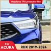 Для ACURA RDX 2019-2024 2023 Автомобильная Фара Прозрачная ТПУ Защитная Накладка Пленка Передний Свет Тонировка Изменение Цвета Наклейка