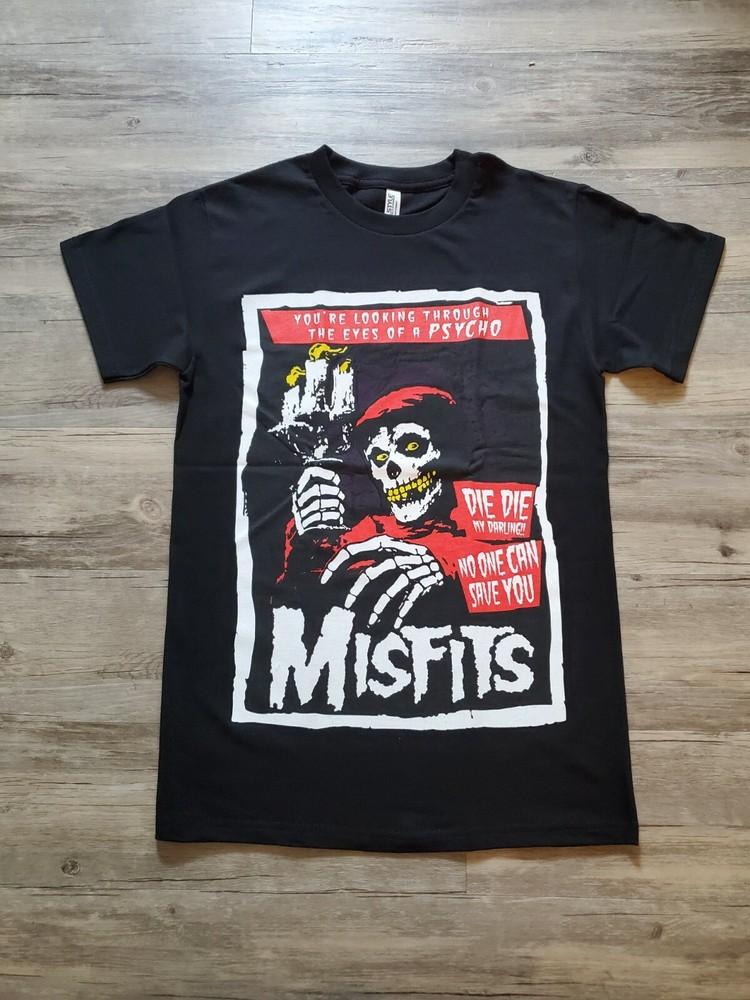 НОВАЯ ФУТБОЛКА MISFITS THROUGH THE EYES OF A PSYCHO Унисекс
