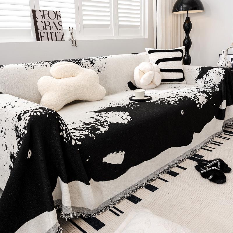 Panda Chenille Sofa Towel Four Seasons Universal All-Inclusive Sofa Cover Dust Cover Living Room One-Piece Sofa Large Cover Cloth