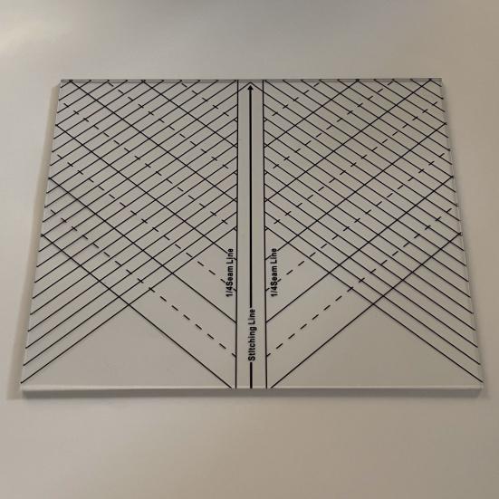 Акриловая прямая линейка для квилтинга 1/4-дюймовая линия шва линия стежка диагональная линия DIY швейные проекты линейка шаблон подарок любителям шитья