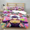 3PCS Jojo Bedding Set Printed Duvet Cover Closure Includes 1 Duvet Cover & 2 Pillowcases for All Seasons Bedroom Decor
