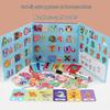 Children's Educational Toy: Alphabet Matching Magnetic Puzzle Board with Uppercase & Lowercase Letters and Number Learning Cards
