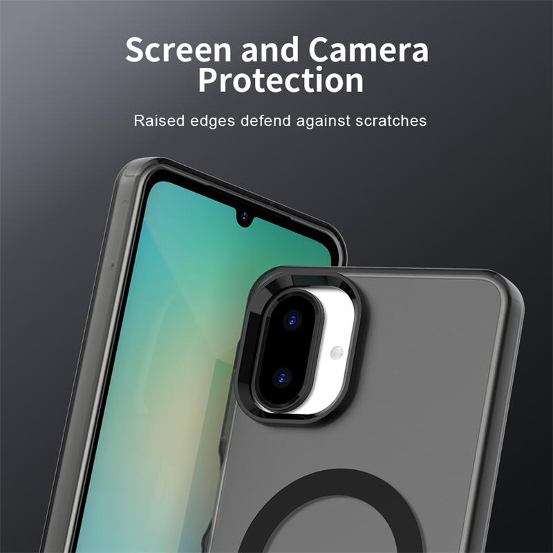 Магнитная Адсорбция Беспроводная Зарядка Прозрачный Чехол Для Samsung Galaxy A07 Прозрачная Задняя Панель Для Samsung A07 Чехол Для Samsung A07