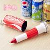 3Pcs Random Creative Stationery, Telescopic and Easy Pull Cans, Ball Pen, Expression Pen