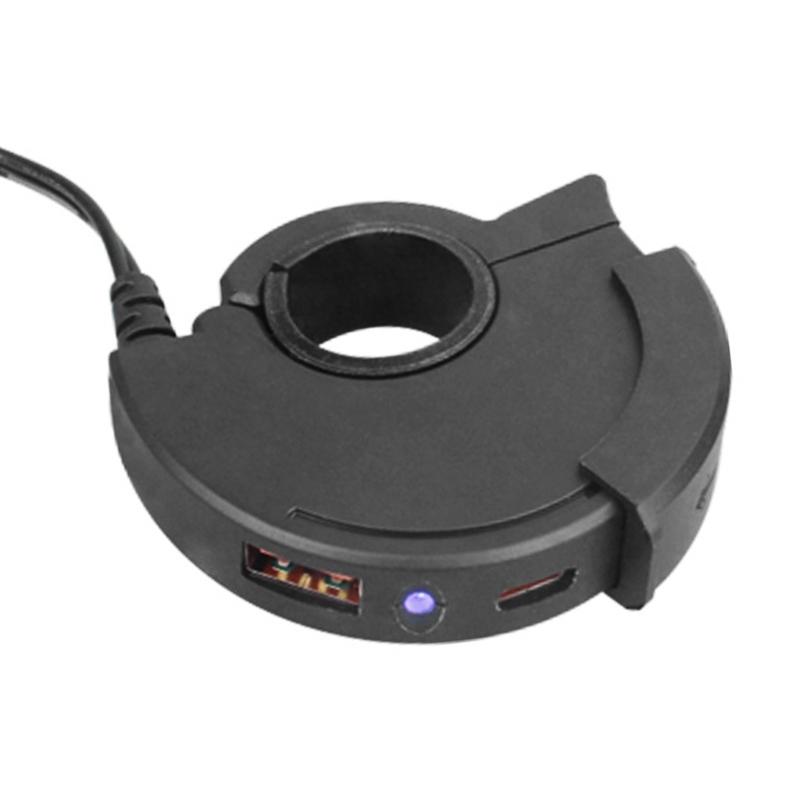 Быстрые USB+Type C Зарядные Устройства USB 12-24В Телефонные Зарядные Устройства для Мотоцикла USB-Порт на Руль Аксессуары для Мотоциклов