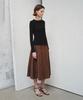 THELOOM Dual Line Peplum Tee_Black
