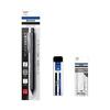 Механический карандаш Tombow Monograph Lite, 0,5 мм, полностью черный корпус, набор с ластиком и стержнями, PCB-321BAZ. Содержит ластик Monograph (приблизительно. 3.6mm