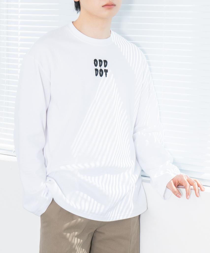 ODD DOT Big Logo Long Sleeve_White