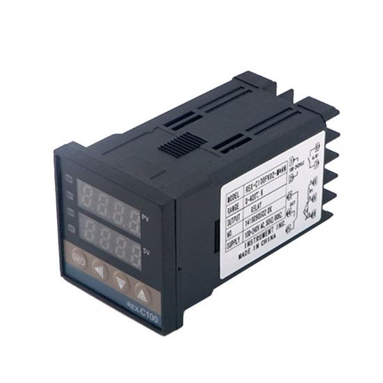 REX-C100 100-240 В Цифровой интеллектуальный контроллер температуры K Термопара Термостат