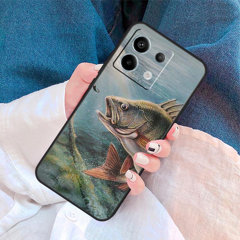 Чехол с рисунком Рыбалка для Xiaomi Redmi Note 14 13 11 9 10 12 Pro 9S 10S 11S 12S Redmi 14C 10C 12C 13C