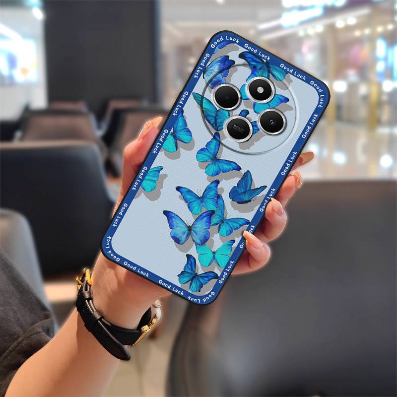 Ударопрочный силиконовый чехол для телефона Redmi 14C 4G/14R 5G/A3 Pro 4G/POCO C75 прочный водонепроницаемый милый чехол для задней панели с полным покрытием