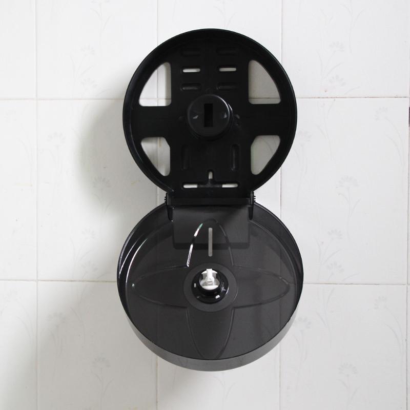 Jumbo Key-Lockable Plastic Paper Towel Dispenser Waterproof Wall Roll Rack for Bathroom Use
