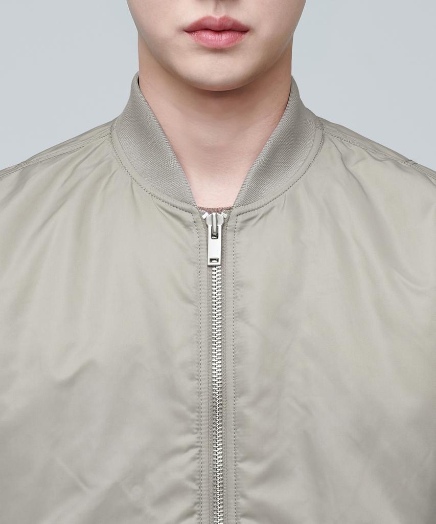 Musinsa Standard Oversized Ma-1 Bomber Jacket [Dusty Beige]