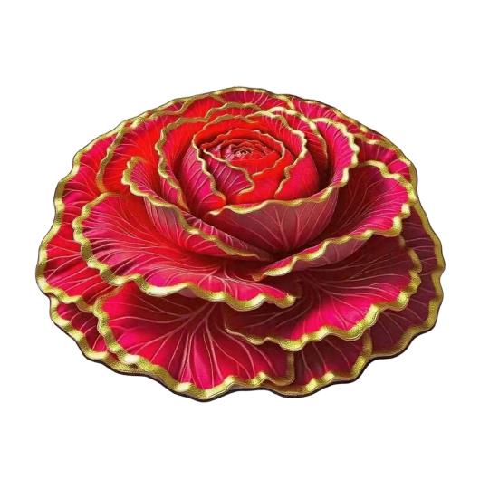 3D Цветочный ковер на пол Реалистичный цветочный узор Коврик для пола Нескользящий Впитывающий коврик для ванной комнаты для гостиной Спальни Прихожей Кухни