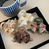 Hair Clip Retro Bow Acetate Hair Claw Jelly Shark Clip Fashion Solid Color Shark Clip  Girls