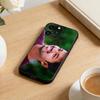 O-ThalaPathy V-Vijay Actor Phone Case For iPhone 16,15,14,13,12,17,Pro Max,Plus Silicone Black Case