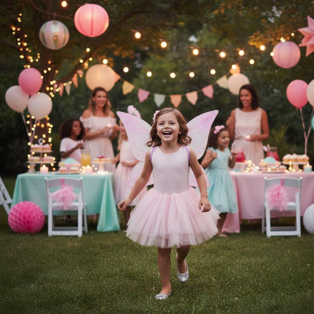 Sparkly Gradient Fairy Butterfly Wings Organza Elf Wings Butterfly Princess Wings Children's Day