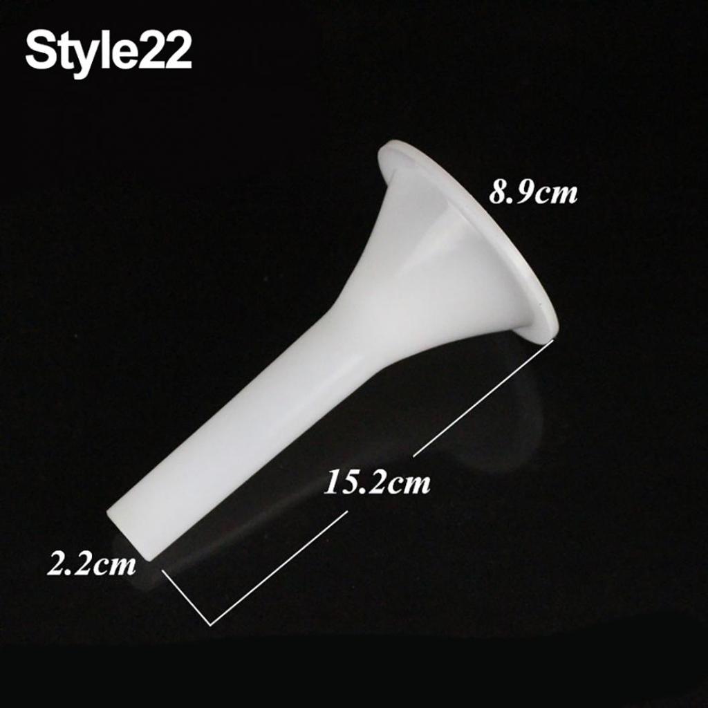 Manual Plastic Sausage Stuffer Filler Funnel Maker Tube for Meat Grinder 1Pc