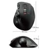 ELECOM Wireless Trackball Mouse EX-G Grip 6 Buttons Black M-XT3DRBK