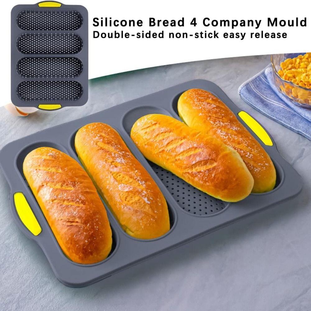 Easy Clean Silicone Loaf Pan Heat Resistant Bread Mold Useful Bake Mold  Bread