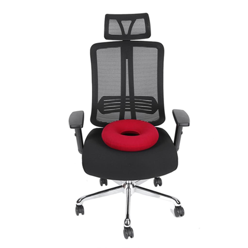 3Colors New Inflatable Round Chair Pad Hip Support Hemorrhoid Seat Cushion With Pump