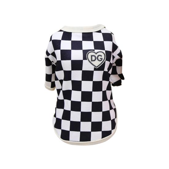 Пижамы для домашних животных, мягкие, прочные, с нелипкими краями, для волос, универсальные, сохраняющие тепло, с решетчатым принтом