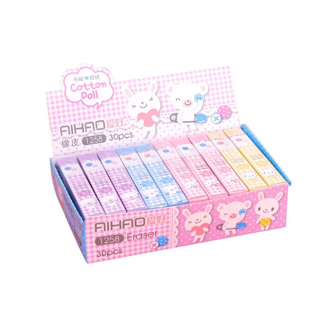 Kids Novelty Writing Drawing Erasers School Office Supplies Long Strip Eraser Stationery Tools