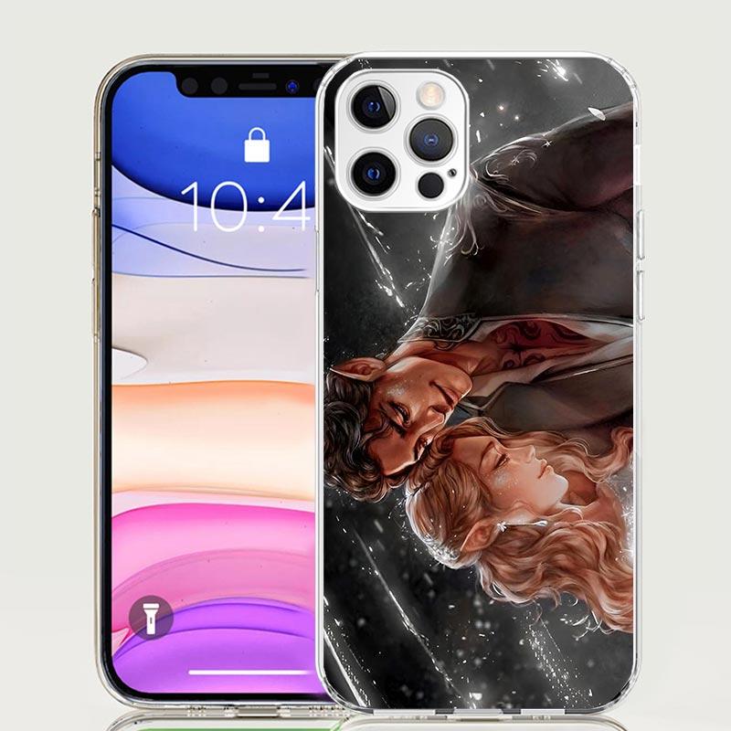 Чехол для телефона "Королевство тумана и ярости" для Apple iPhone 17 Air 16 15 Plus 14 + 13 Mini 12 11 Pro Max 7 8 SE 16Max Мягкая накладка