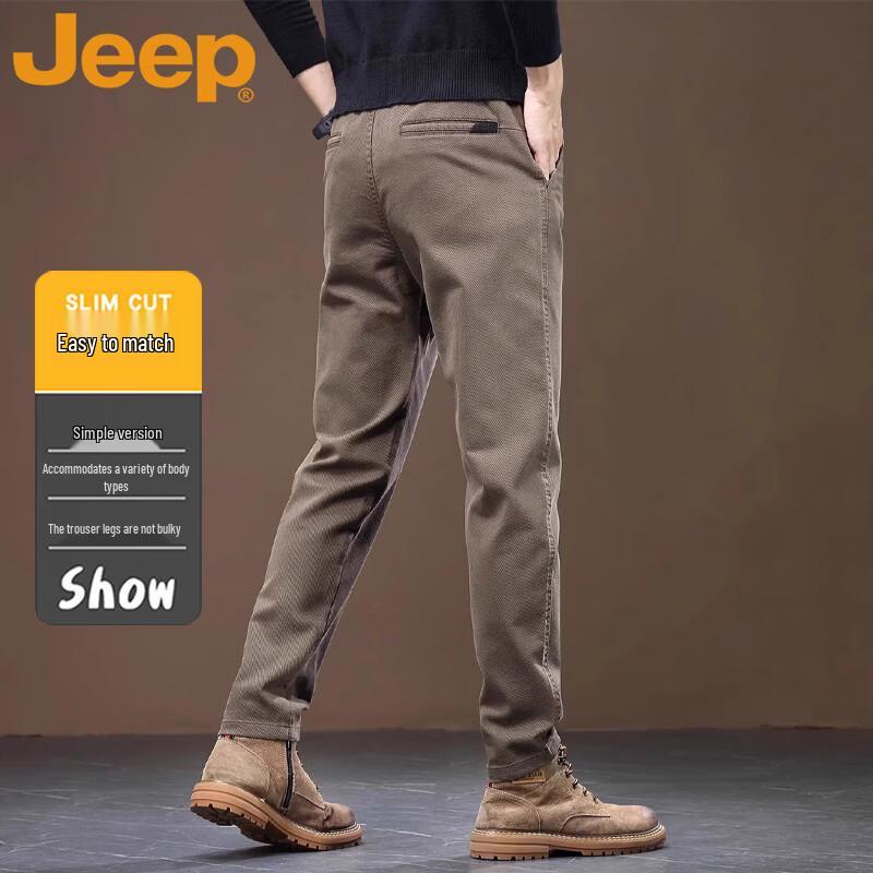 Jeep Мужские повседневные брюки прямого кроя