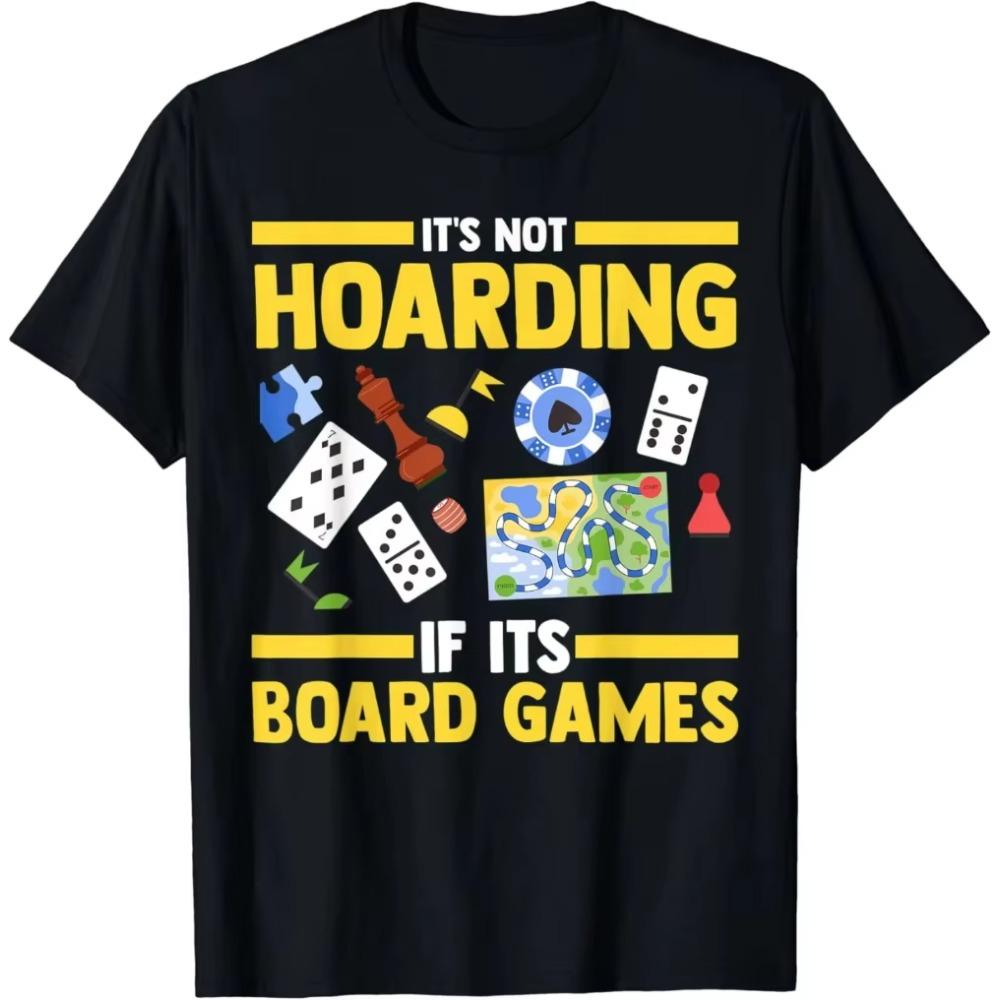Cool Board Games for Unisex Women Game Nerd Gamer Chess Lovers Graphic TShirt Unisex Tops Streetwear Oversize Clothing Soft Cotton