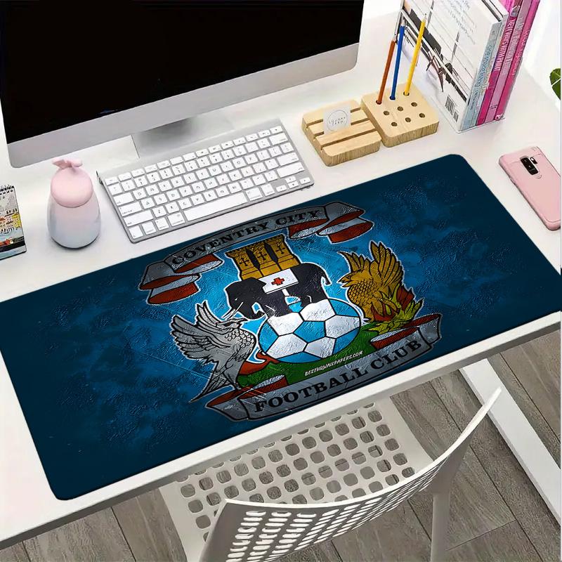 Дизайн Герба Coventry City Коврик для мыши Коврик для мыши, Игровой коврик для мыши, Коврик для клавиатуры, Декор для стола для компьютера ноутбука Подарок для фаната Подарок на день рождения