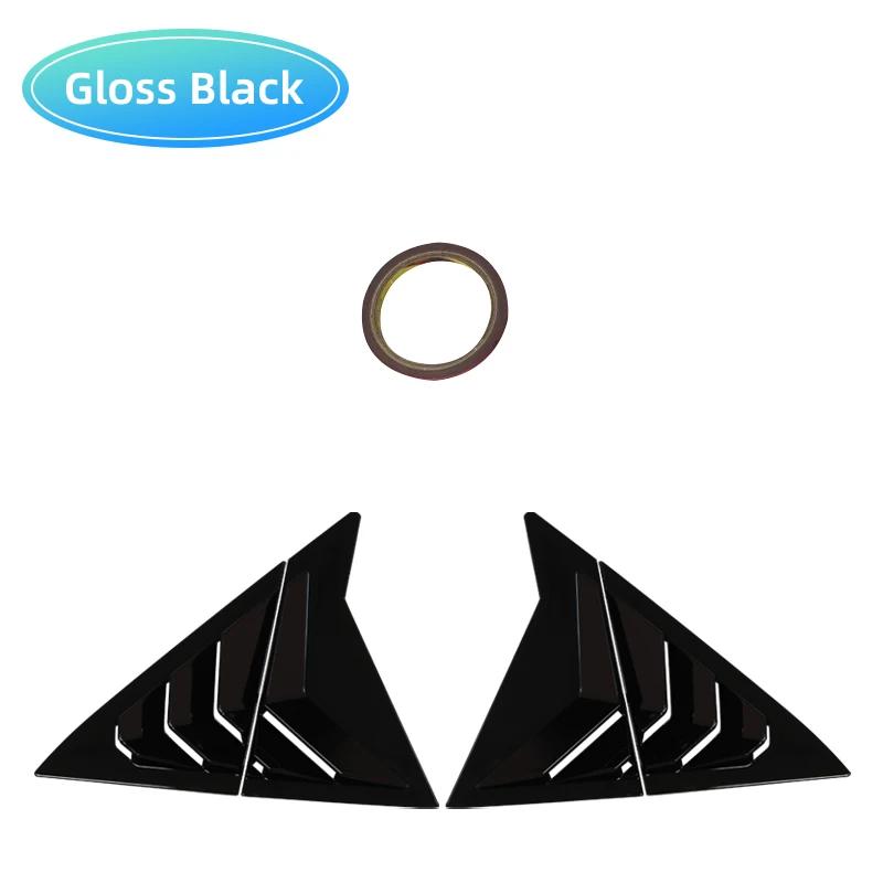 Fit For Hyundai Elantra Avante Sedan 2011-2015 2Pcs Car Rear Window Side Vent Shutter Louver Cover Trim Exterior Accessories