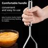 Stainless Steel Kitchen Gadget Creative Mud Press Masher Puree Juice Maker Potato Crusher Pusher Fruit Tool for Kitchen Supplies