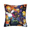 Pillow Cover SSimpsons Family Haunted House Halloween  Vintage Pillow Case For Sofa Bedroom Home Decor Pillowcases