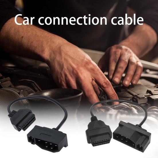7-контактный адаптер разъема OBD1 к адаптеру кабеля диагностического сканера OBD2 для Ford