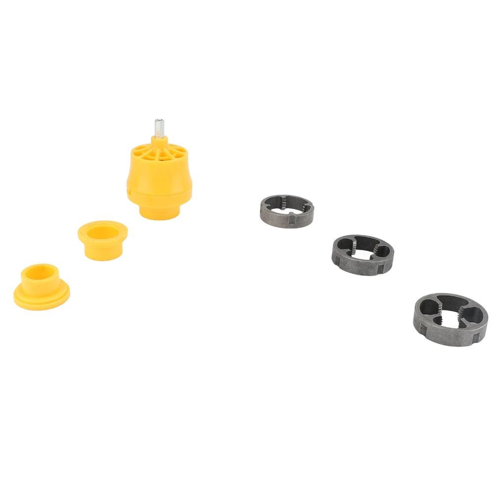 Precision Threader Plumbing Tool Reusable Electric Drill Pipe Tap Die Set Maintenance
