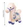 PP Cotton Cartoon Steed Doll Chinese Style Plush Horse Doll Pendant  Festive Decor