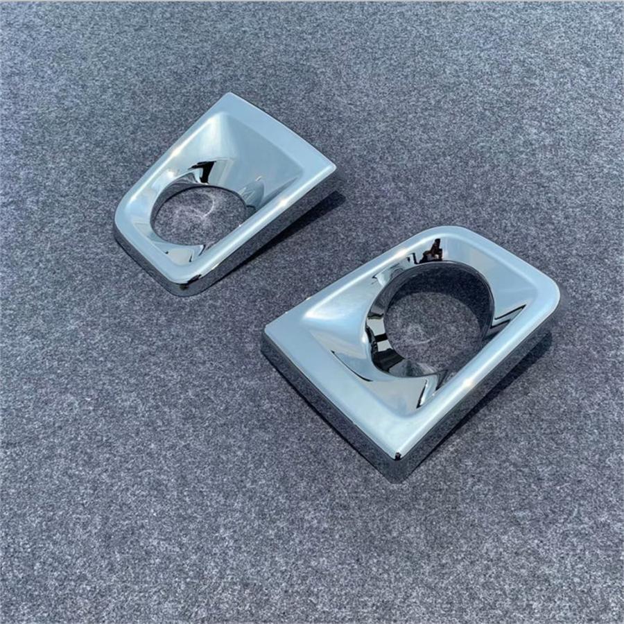 2PCS ABS Chrome Front Fog Light Cover Trim Fit For Toyota Tacoma 2016 - 2019