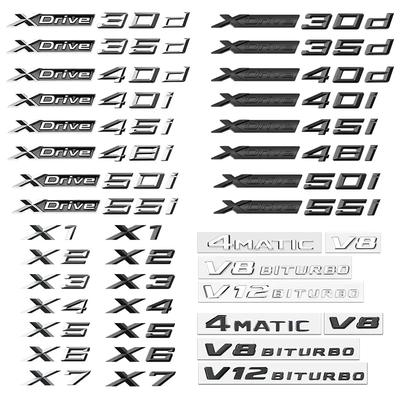 XXALI 1 E60 Новый 3D Xdrive 20d 30d 35d 40d 50d 20i 25i 30i Автомобильный Значок на Крыло Наклейка на Багажник Для M X1 X3 X4 X5 X6 X7 GT Логотип Acc