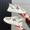 2024 Thick Soled Little White Shoes Women's New Spring Mesh Breathable 100 Casual Sports Pop Daddy Single Shoes