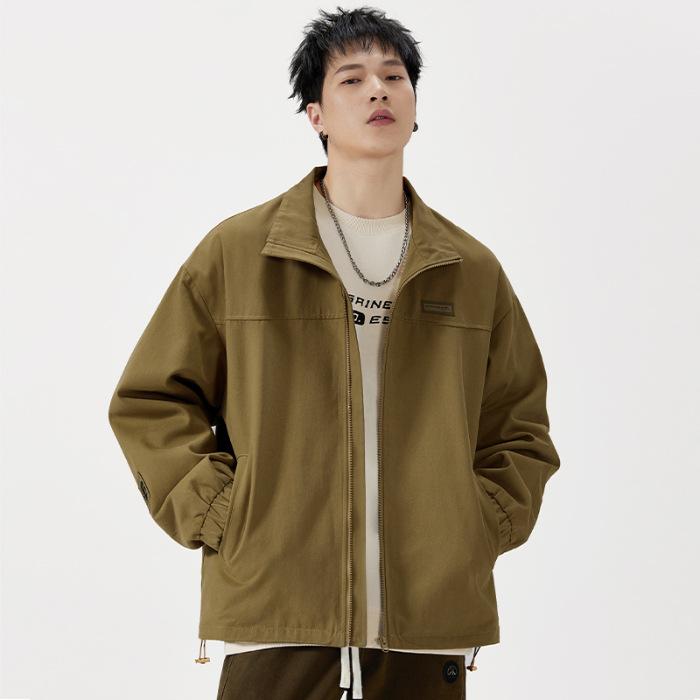 Американский модный бренд Army Green Casual Jacket Men's Loose Large Size Universal Flight Instructor Jacket Top Trendy