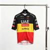 Aerodynamic Cycling Jersey Men Women UAE Emirates Belgian Champion Team Edition Breathable Short Sleeve Bike Shirt