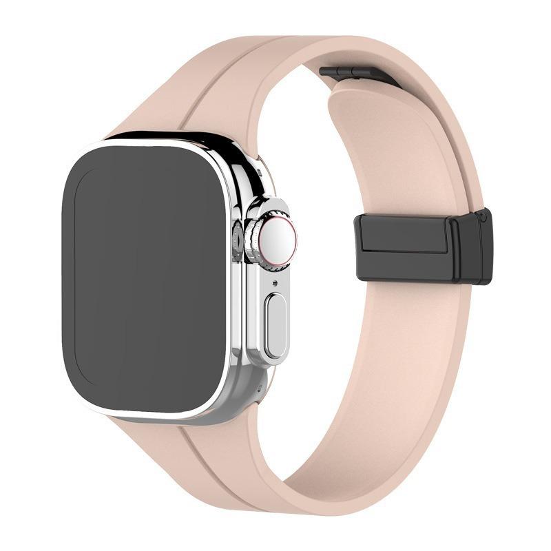 Applewatch10 Силиконовый ремешок iwatch9 Apple S8/7/6/5 Ремешок с магнитной застежкой Ultra2