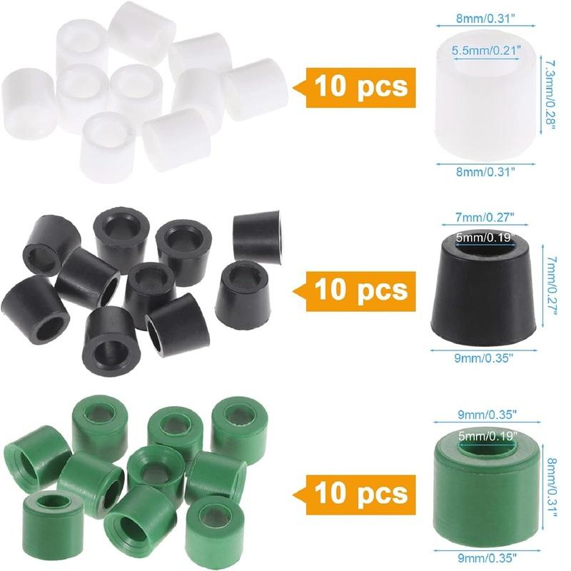 51Pcs of Box R22 R410 Air Conditioning Valve Core Kit Car A/C Refrigeration Tire Valve Stem Cores Hose Gaskets Assortment Kits